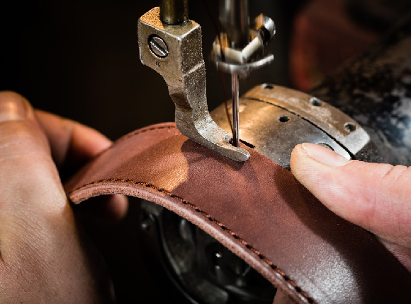 quality leather belts sewing
